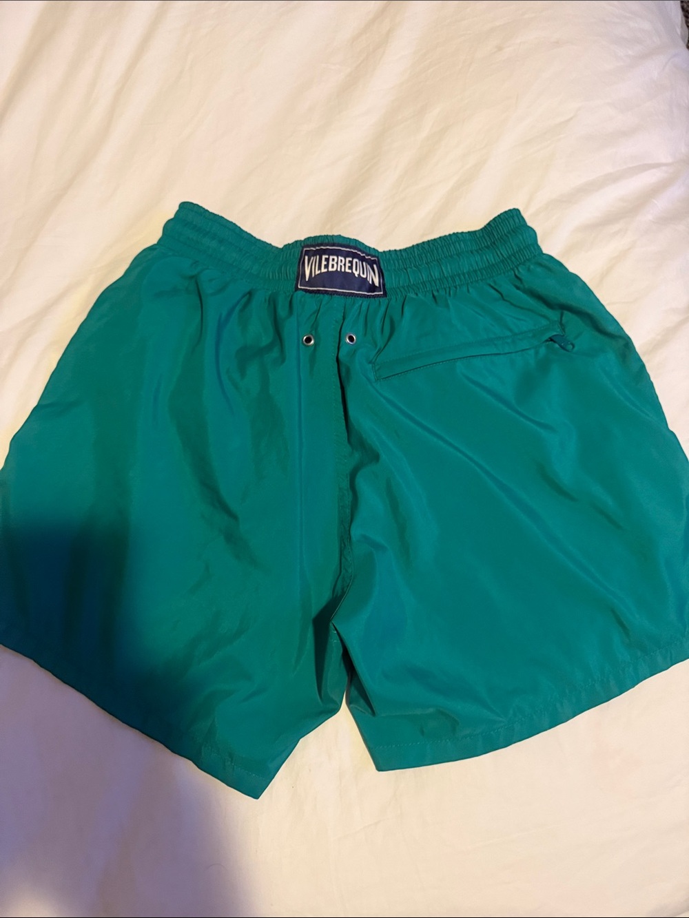 Vilebrequin Men’s Teal Swim Trunks